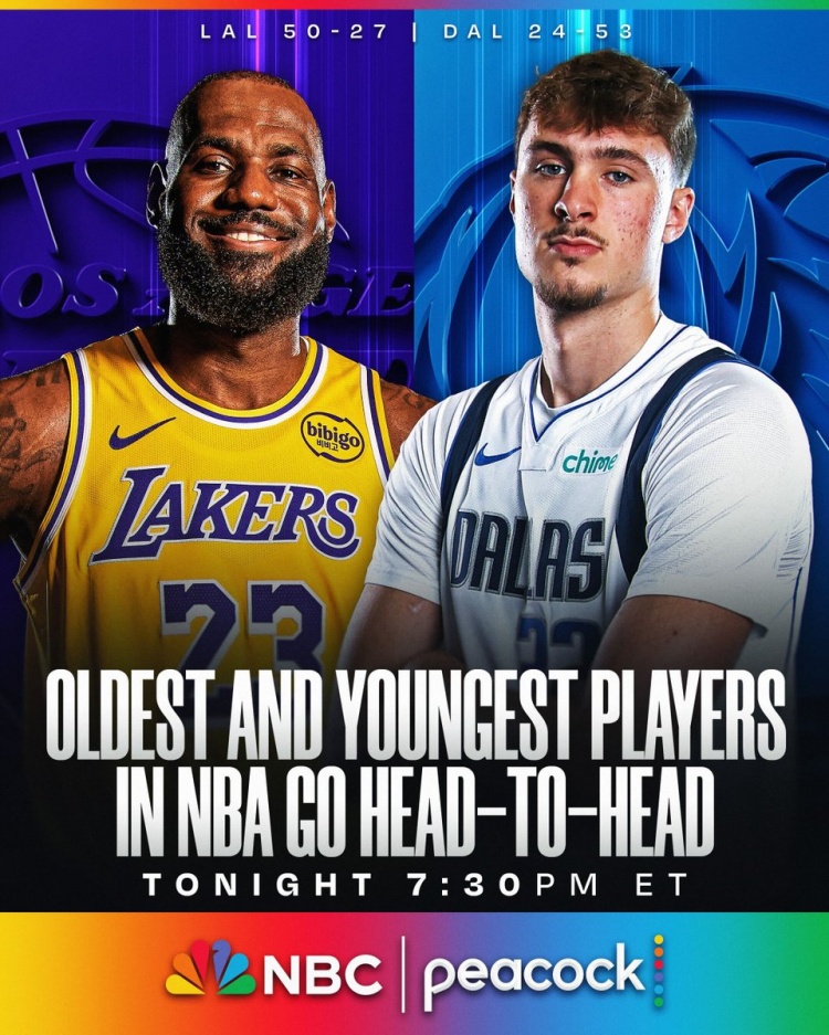 联盟官方预热湖侠对决 詹姆斯弗拉格上演世代交锋