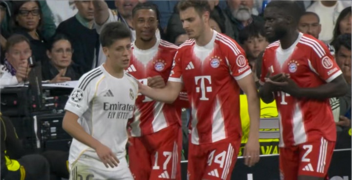 奥利塞遭居莱尔拖拽引冲突 当事人微笑平息事态