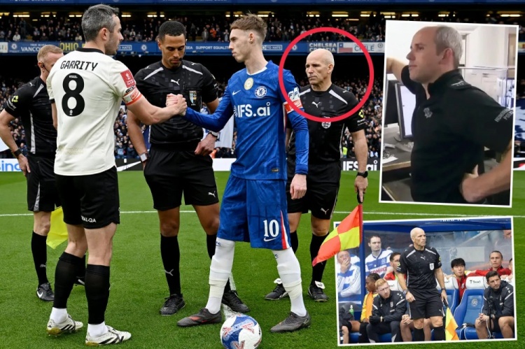 足总杯边裁身份引争议 被停职警员执法切尔西比赛