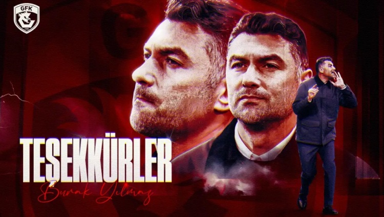 土超加济安泰普官宣与主帅伊尔马兹解约