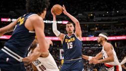 [腾讯全场集锦]🏀9连胜！掘金加时18分逆转开拓者 约基奇35+14+13 卡马拉30分