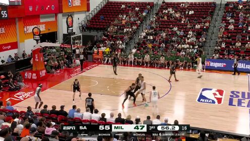 夏联马刺90-80力克雄鹿 RJ·戴维斯20分 李贤重12分3板