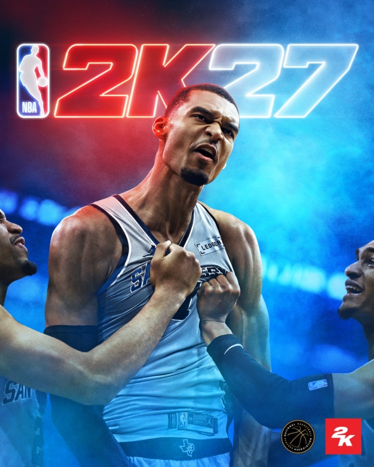 Shams：文班亚马成为NBA 2K27标准版封面球员