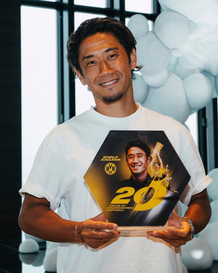 多特日本行邀香川真司任大使，俱乐部致敬其20年职业生涯