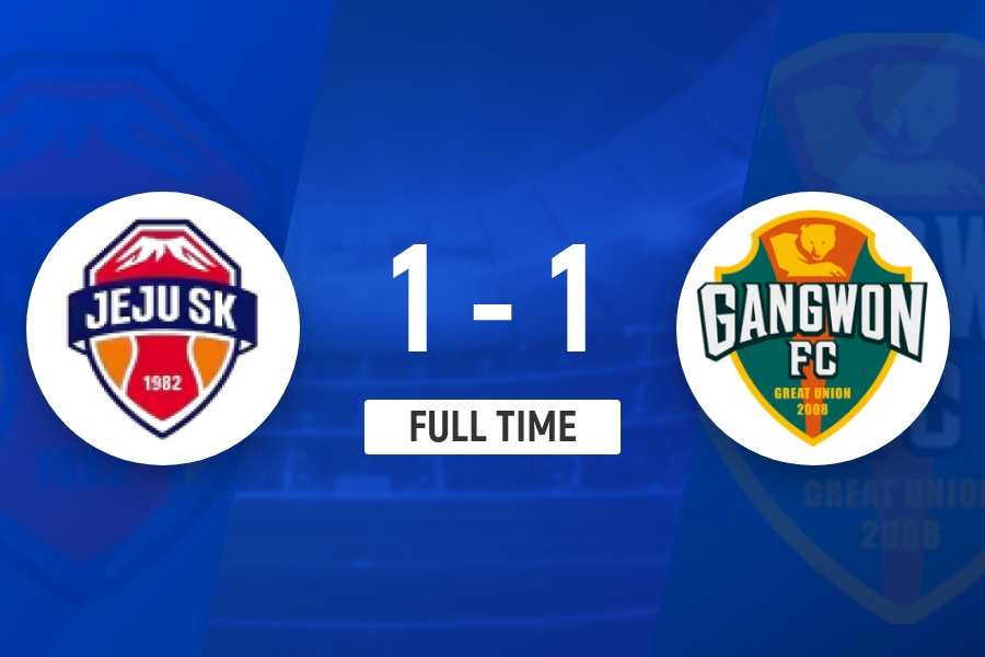 金申振头槌高映埈抽射扳平 济州SK1-1江原FC