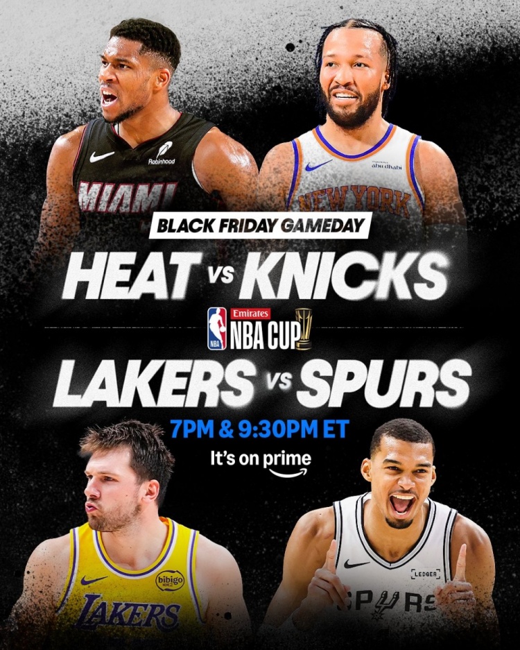 NBA杯收官日赛程敲定 热火尼克斯与湖马同日开打