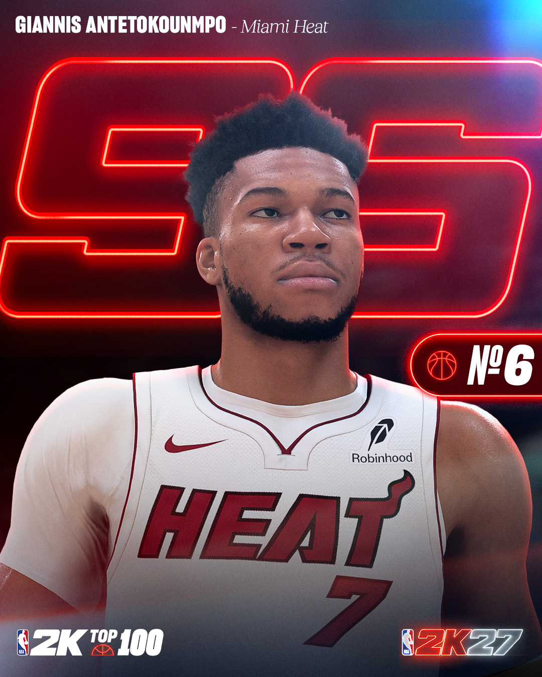 2K27能力值前十：SGA文班约基奇并列97 东契奇布伦森96
