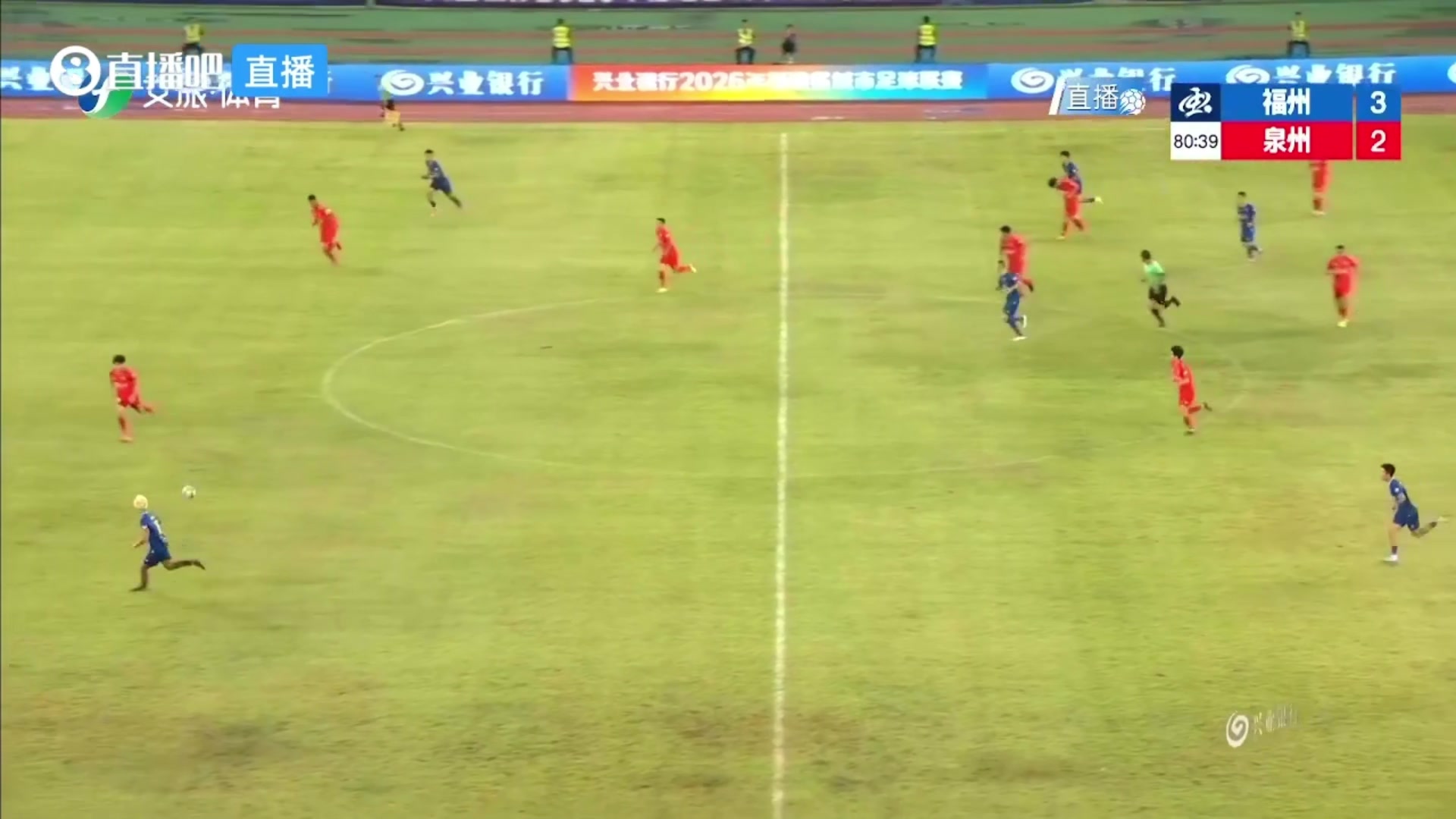 福州队4-2泉州队！黄伟杰单刀赴会，撕开泉州队防线破门