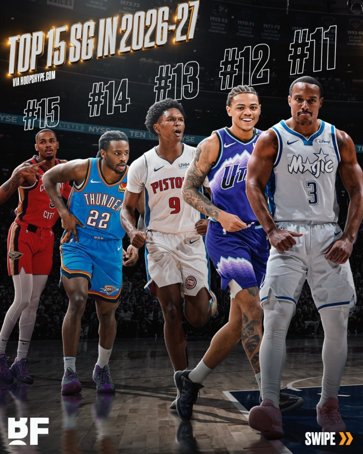 美媒评新赛季TOP15分卫!华子第1 米切尔第2 布克第3 阿门第4 美媒评新赛季TOP15分卫!华子第1 米切尔第2 布克第3 阿门第4